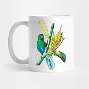 little green parakeet Mug